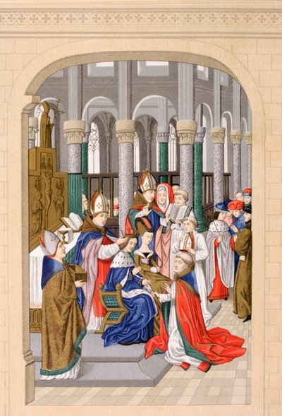 Coronation of Charles V, King of France, May 1364, from 